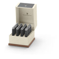 Box of 20 ink cartridges. Stone Grey. Graf Von Faber-Castell