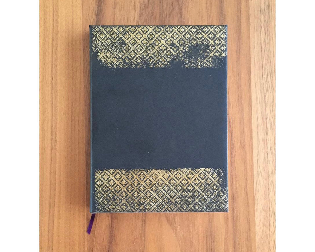 Antique Gold Diary. Black Sheep Handmade.