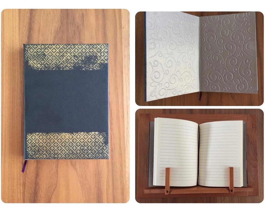 Antique Gold Diary. Black Sheep Handmade.