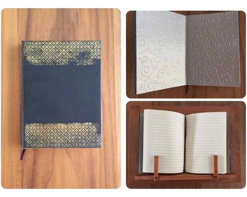 Antique Gold Diary. Black Sheep Handmade.