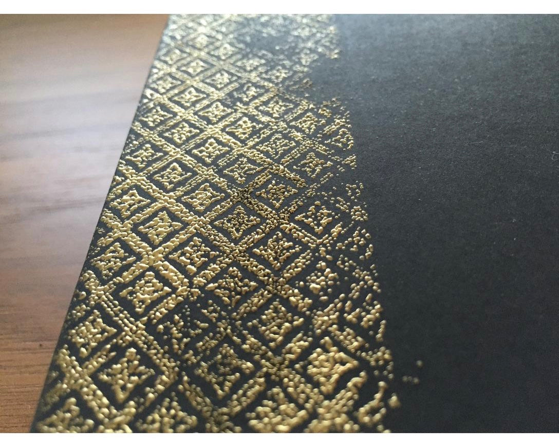 Antique Gold Diary. Black Sheep Handmade.