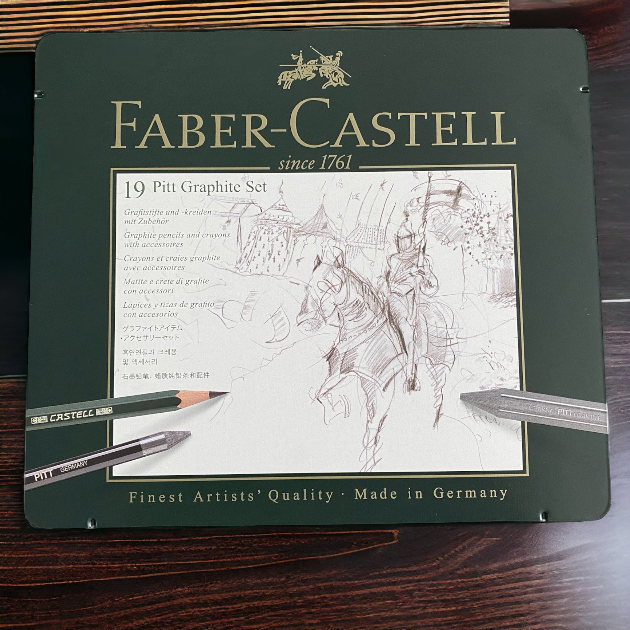 19-piece Pitt Graphite set. Faber-Castell